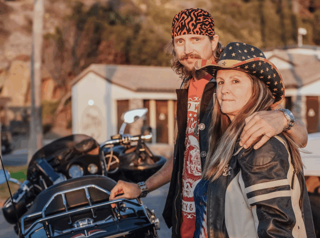 how to protect long hair biking